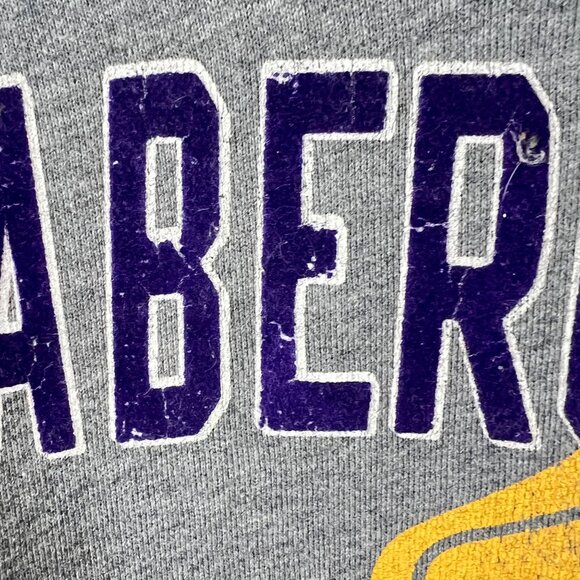 Vtg Abercrombie Fitch Hoodie Men’s XL Spell Out Pullover Gray 90s Y2K Sweatshirt - Picture 8 of 11